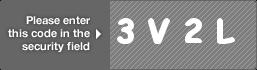 captcha code for visual authentication  number 3 letter V number 2 letter L