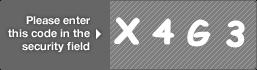 captcha code for visual authentication  letter X number 4 letter G number 3