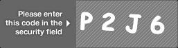 captcha code for visual authentication  letter P number 2 letter J number 6