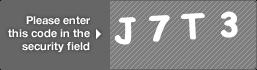 captcha code for visual authentication  letter J number 7 letter T number 3