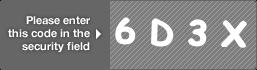 captcha code for visual authentication  number 6 letter D number 3 letter X