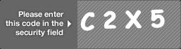 captcha code for visual authentication  letter C number 2 letter X number 5